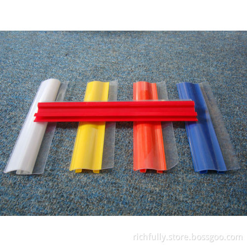 Widely used High edge pvc price label holder for shelves